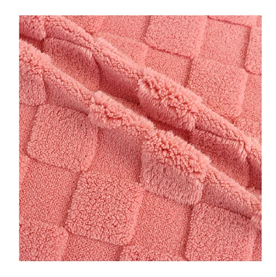 Patikrinkite Jacquard Lamb Sherpa audinį