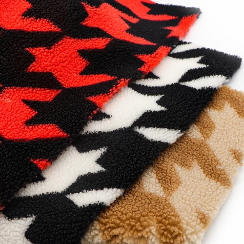 Jacquard Sherpa Fleece audinys