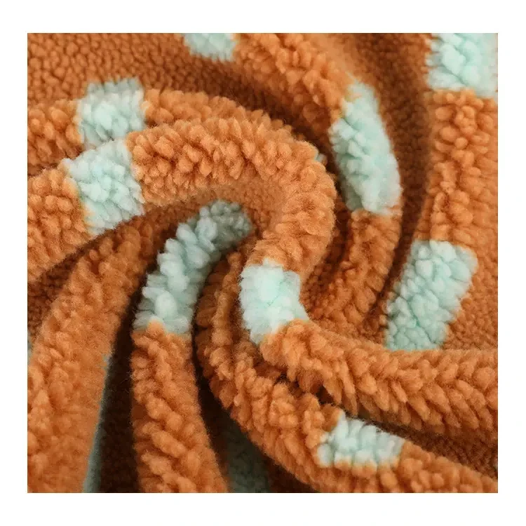 Leopard Print Fleece Knitting Sherpa audinys