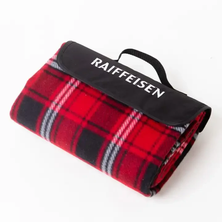 Nešiojama Polar Fleece antklodė iškylai