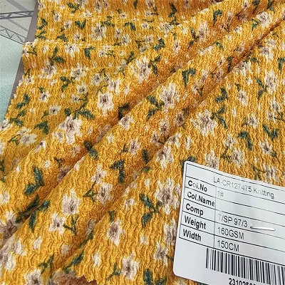 Spausdintas Plisuotas audinys